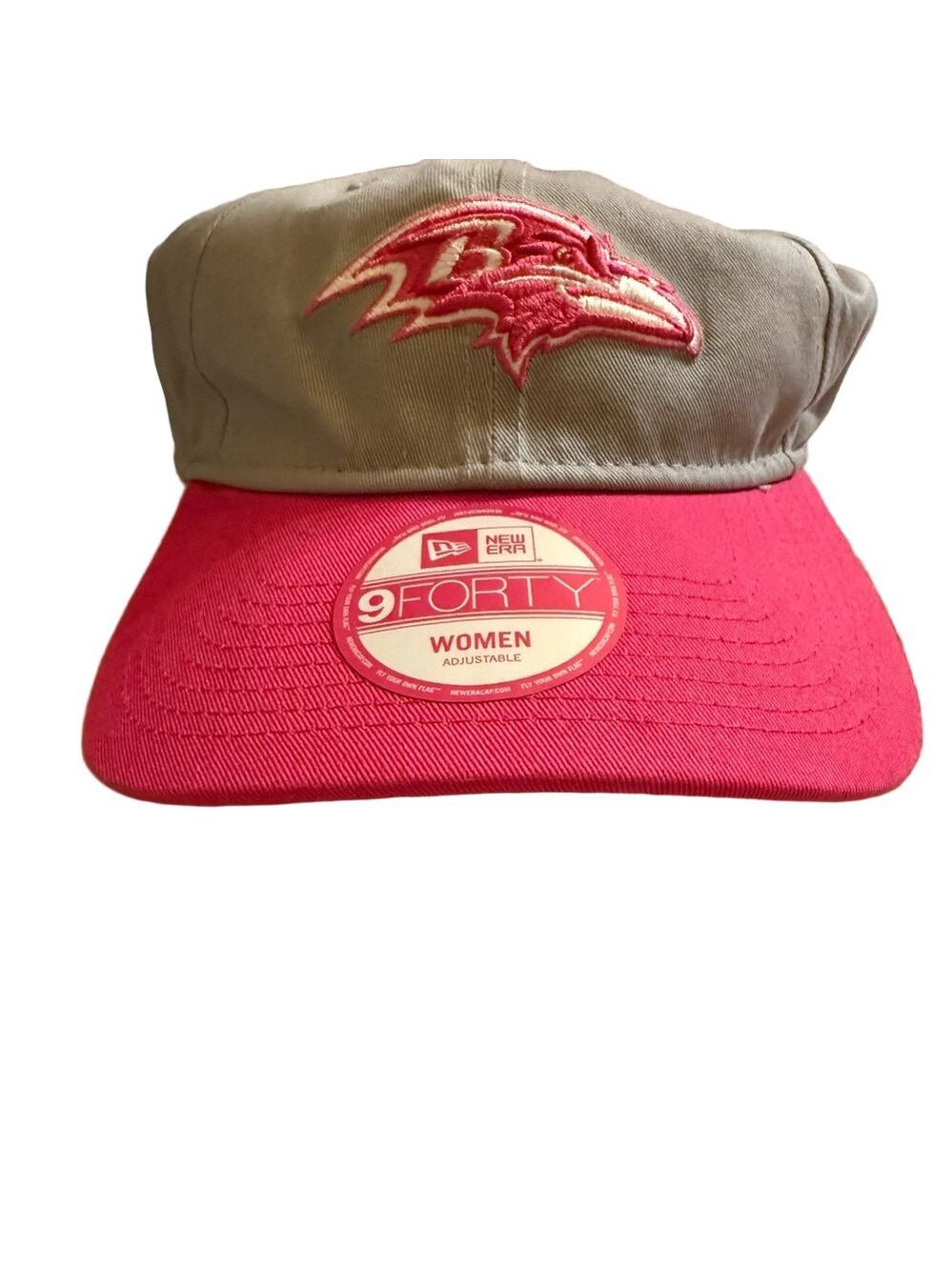 New Era Gray and Pink 9FORTY Women's Cap
